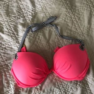 Pink Push Up Swim Suit Top